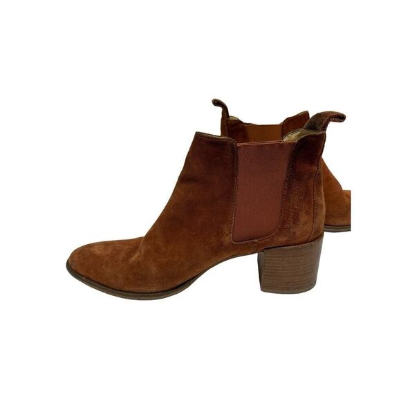 Everlane The Heel Boots in Rust Suede Women sz 8 - Picture 8 of 11